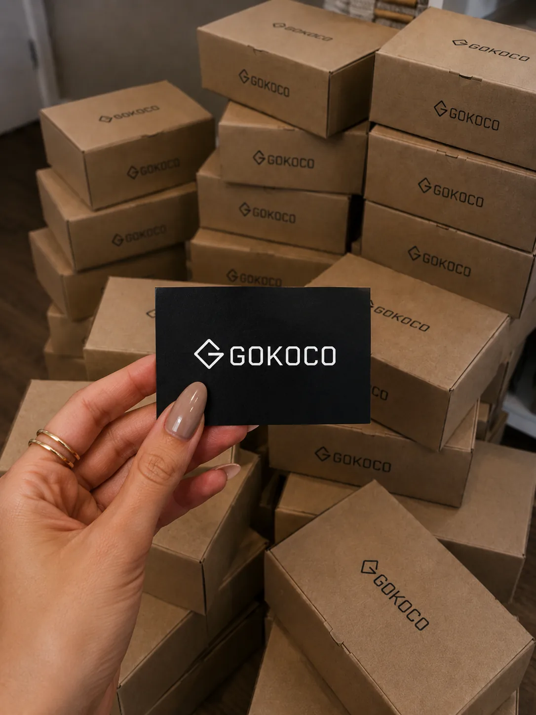 Pedidos GOKOCO embalados e prontos para envio